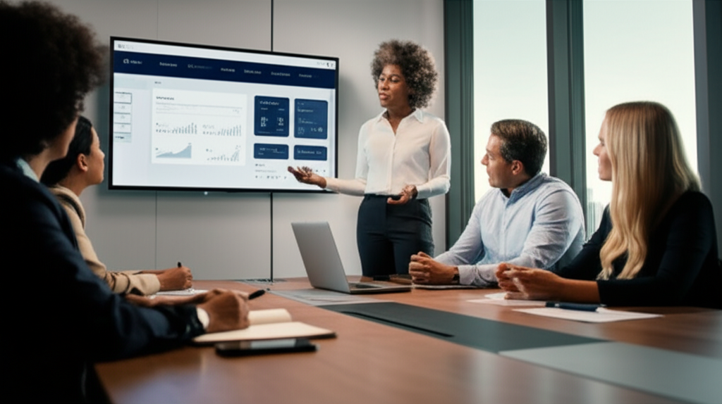 The Badie Alliance team in a meeting